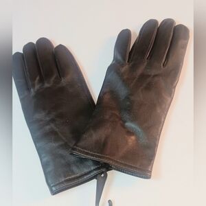 WOMEN'S THINSULATE LEATHER GLOVES BROWN